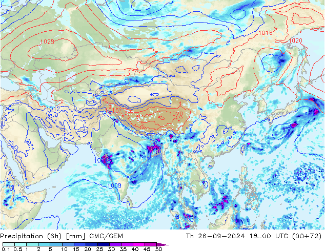 Nied. akkumuliert (6Std) CMC/GEM Do 26.09.2024 00 UTC