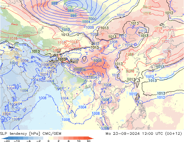 Druktendens (+/-) CMC/GEM ma 23.09.2024 12 UTC