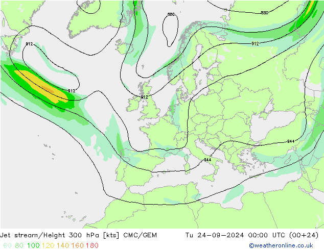 Jet Akımları CMC/GEM Sa 24.09.2024 00 UTC