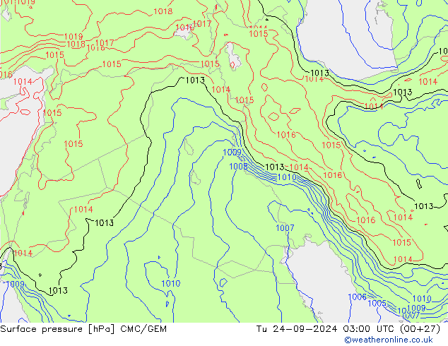 Presión superficial CMC/GEM mar 24.09.2024 03 UTC