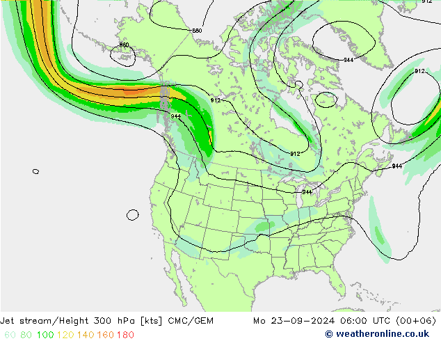 Corrente a getto CMC/GEM lun 23.09.2024 06 UTC