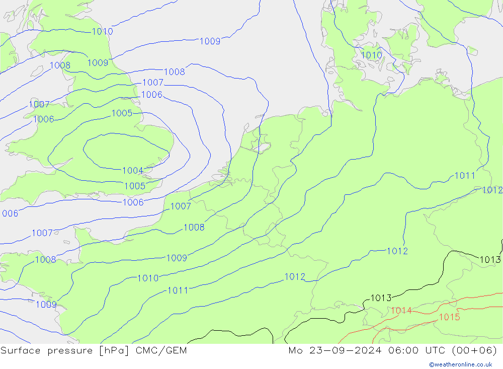 Bodendruck CMC/GEM Mo 23.09.2024 06 UTC