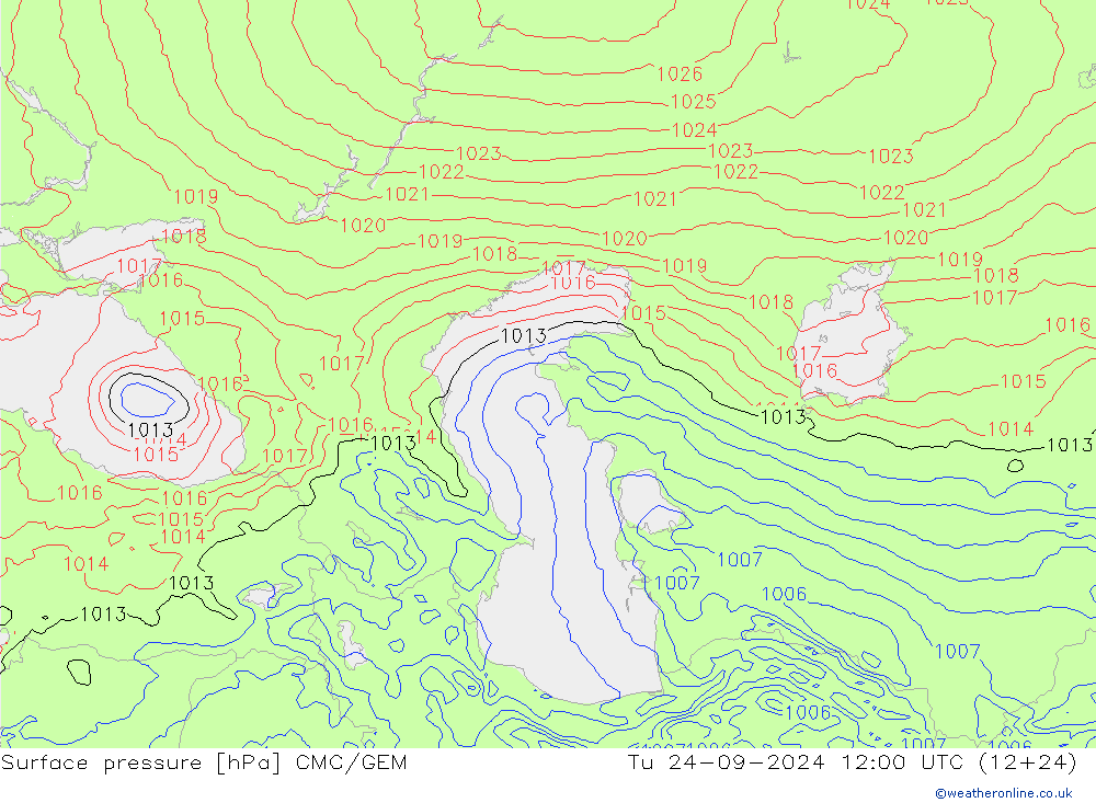      CMC/GEM  24.09.2024 12 UTC