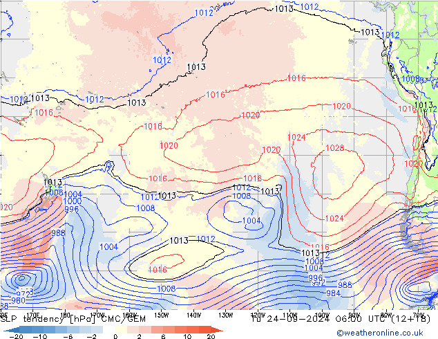 Druktendens (+/-) CMC/GEM di 24.09.2024 06 UTC