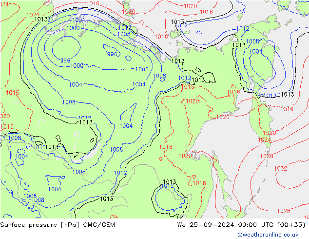      CMC/GEM  25.09.2024 09 UTC