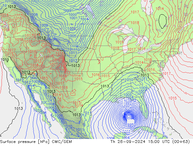 Bodendruck CMC/GEM Do 26.09.2024 15 UTC