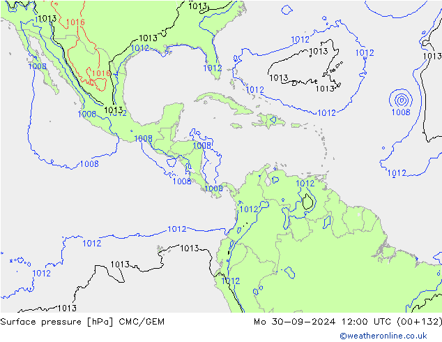 Yer basıncı CMC/GEM Pzt 30.09.2024 12 UTC