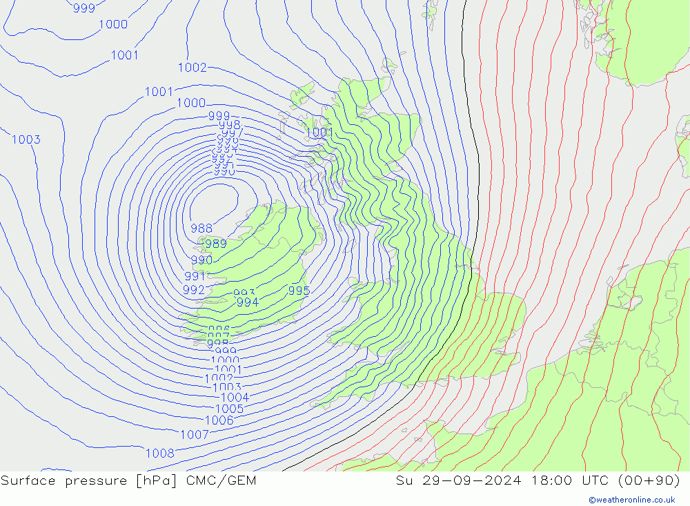 Bodendruck CMC/GEM So 29.09.2024 18 UTC