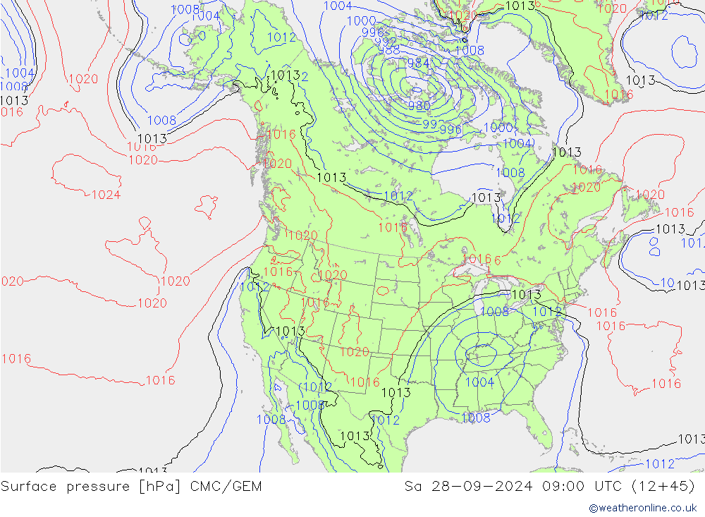 pressão do solo CMC/GEM Sáb 28.09.2024 09 UTC