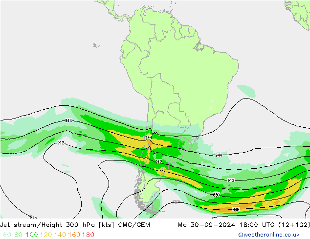 Straalstroom CMC/GEM ma 30.09.2024 18 UTC