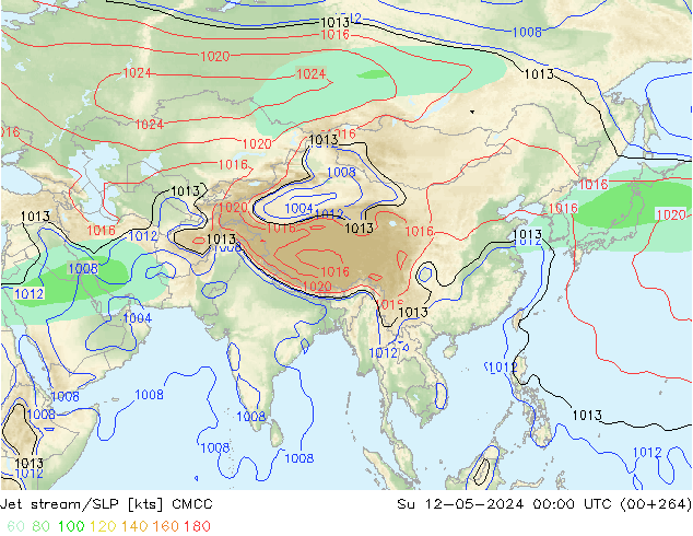 Polarjet/Bodendruck CMCC So 12.05.2024 00 UTC