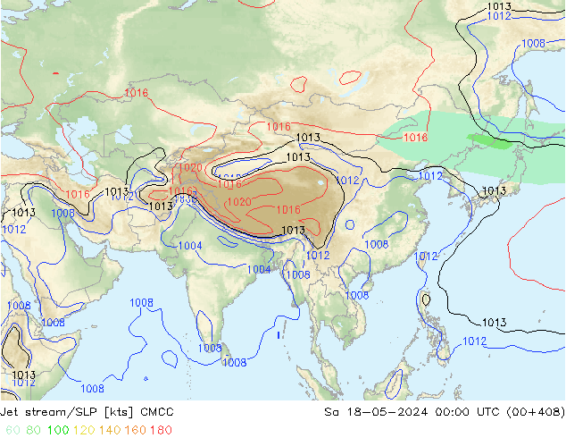 Corrente a getto CMCC sab 18.05.2024 00 UTC