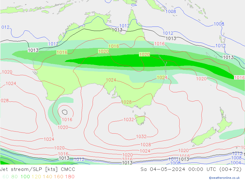 Prąd strumieniowy CMCC so. 04.05.2024 00 UTC