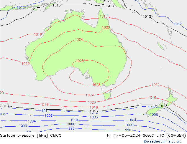 Bodendruck CMCC Fr 17.05.2024 00 UTC