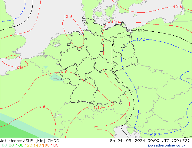 Polarjet/Bodendruck CMCC Sa 04.05.2024 00 UTC