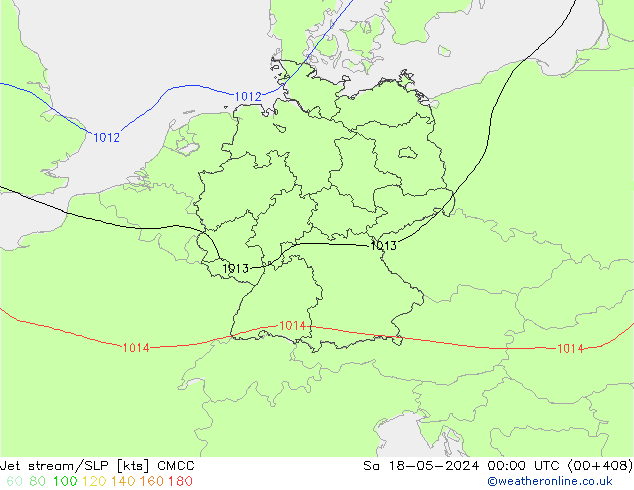 Straalstroom/SLP CMCC za 18.05.2024 00 UTC