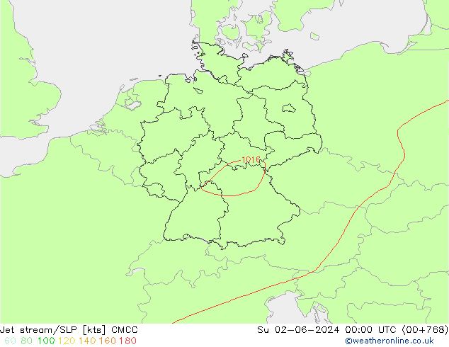 Polarjet/Bodendruck CMCC So 02.06.2024 00 UTC