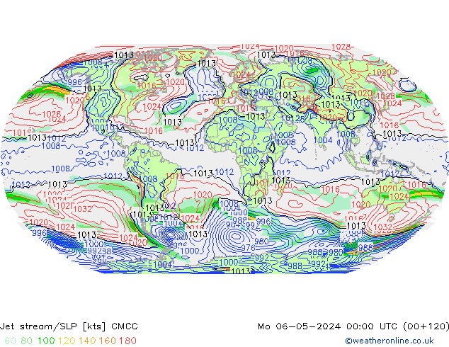 Corrente a getto CMCC lun 06.05.2024 00 UTC