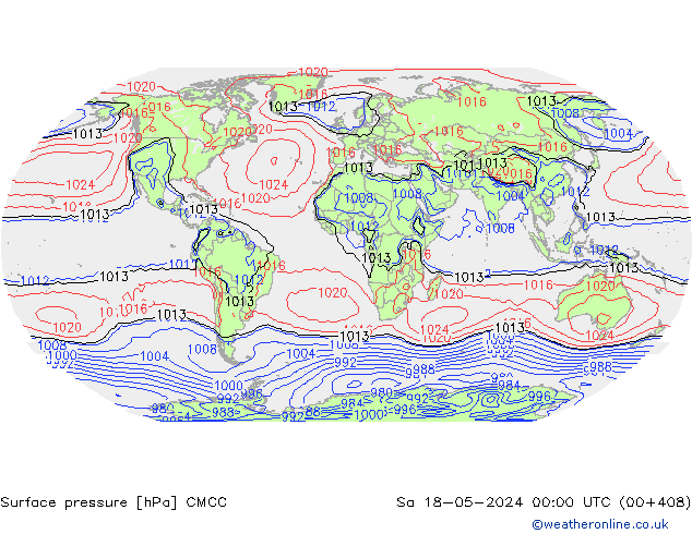 pression de l'air CMCC sam 18.05.2024 00 UTC