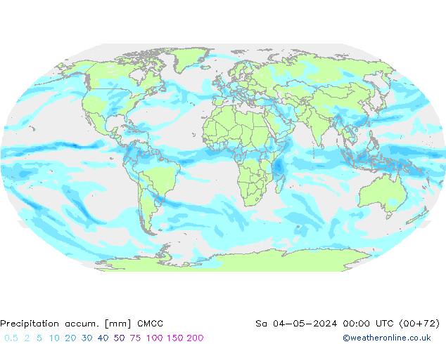 Nied. akkumuliert CMCC Sa 04.05.2024 00 UTC