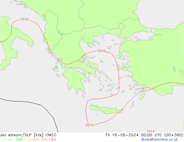 Courant-jet CMCC jeu 16.05.2024 00 UTC