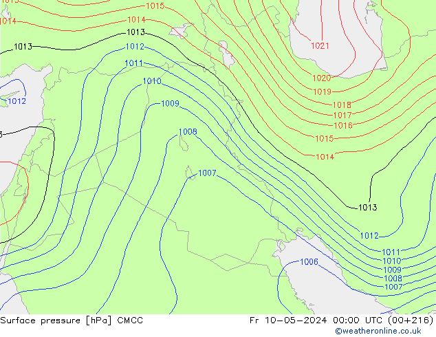 Bodendruck CMCC Fr 10.05.2024 00 UTC