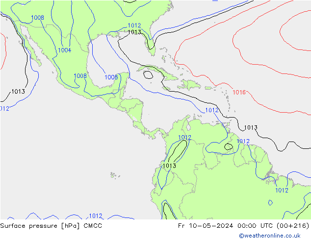 Luchtdruk (Grond) CMCC vr 10.05.2024 00 UTC