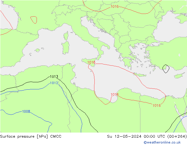 Bodendruck CMCC So 12.05.2024 00 UTC