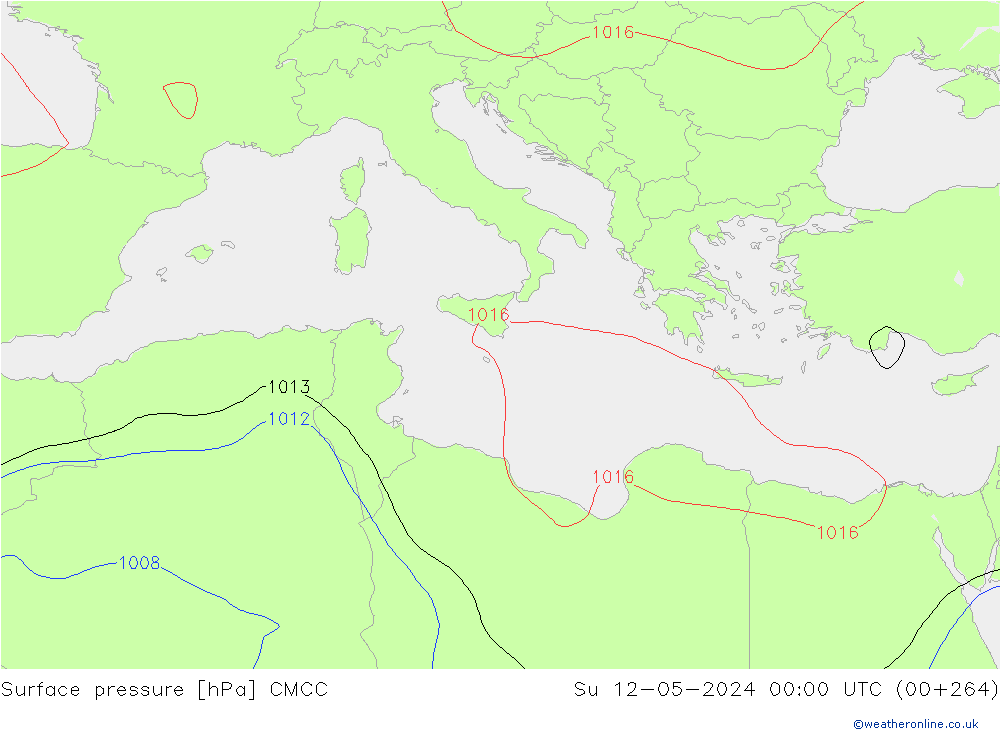 Bodendruck CMCC So 12.05.2024 00 UTC