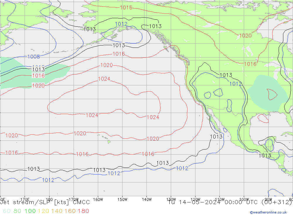 Corriente en chorro CMCC mar 14.05.2024 00 UTC