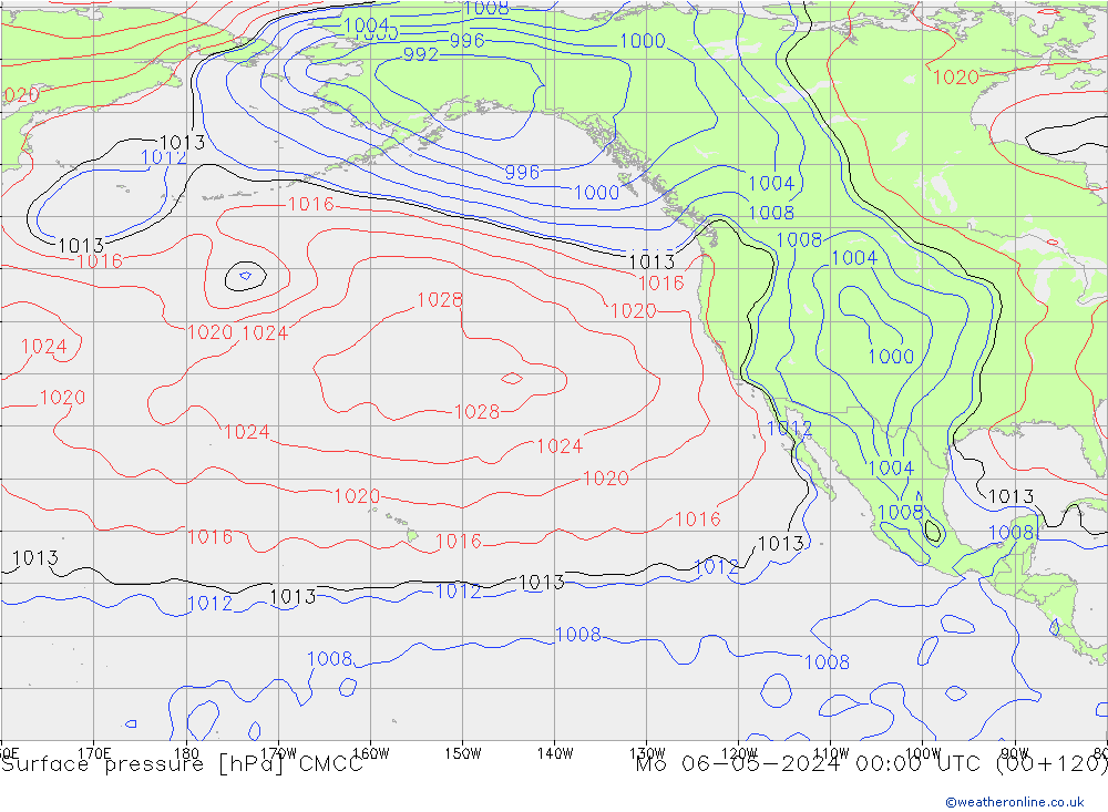 Atmosférický tlak CMCC Po 06.05.2024 00 UTC