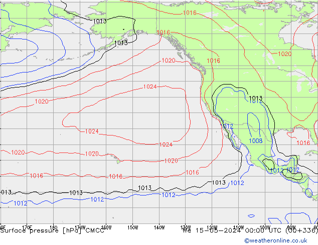 ciśnienie CMCC śro. 15.05.2024 00 UTC