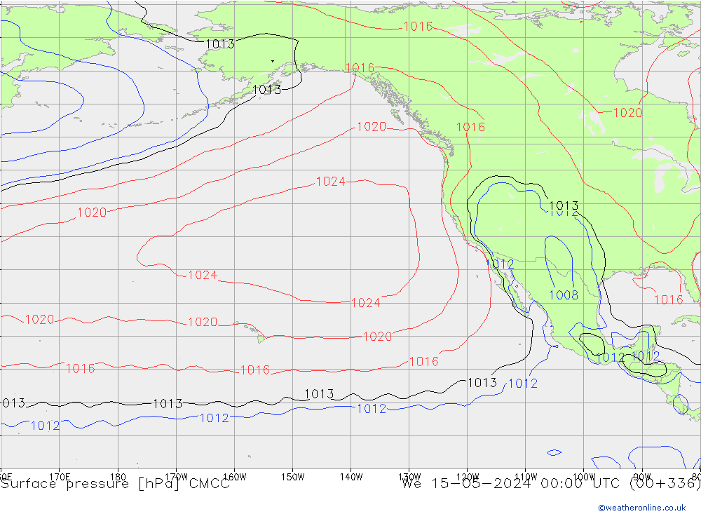 Surface pressure CMCC We 15.05.2024 00 UTC