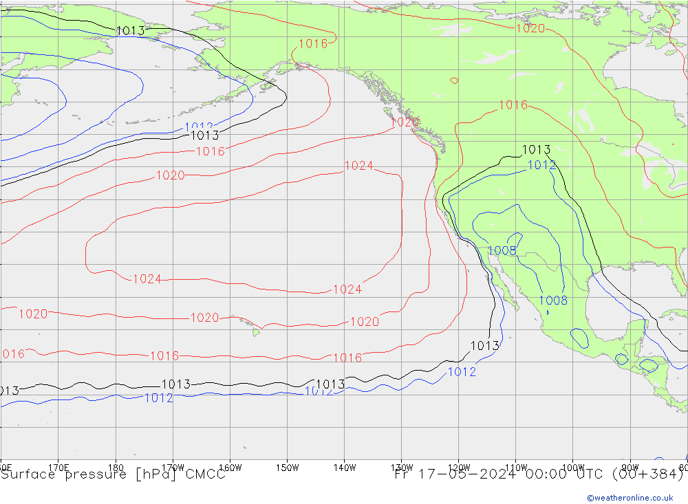 Yer basıncı CMCC Cu 17.05.2024 00 UTC