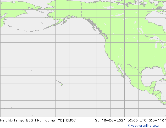 Hoogte/Temp. 850 hPa CMCC zo 16.06.2024 00 UTC