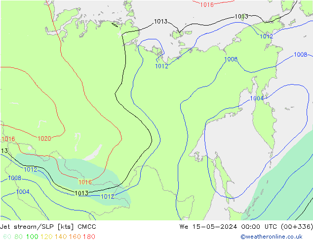 джет/приземное давление CMCC ср 15.05.2024 00 UTC