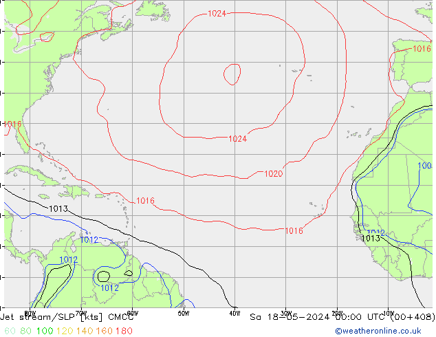 Straalstroom/SLP CMCC za 18.05.2024 00 UTC