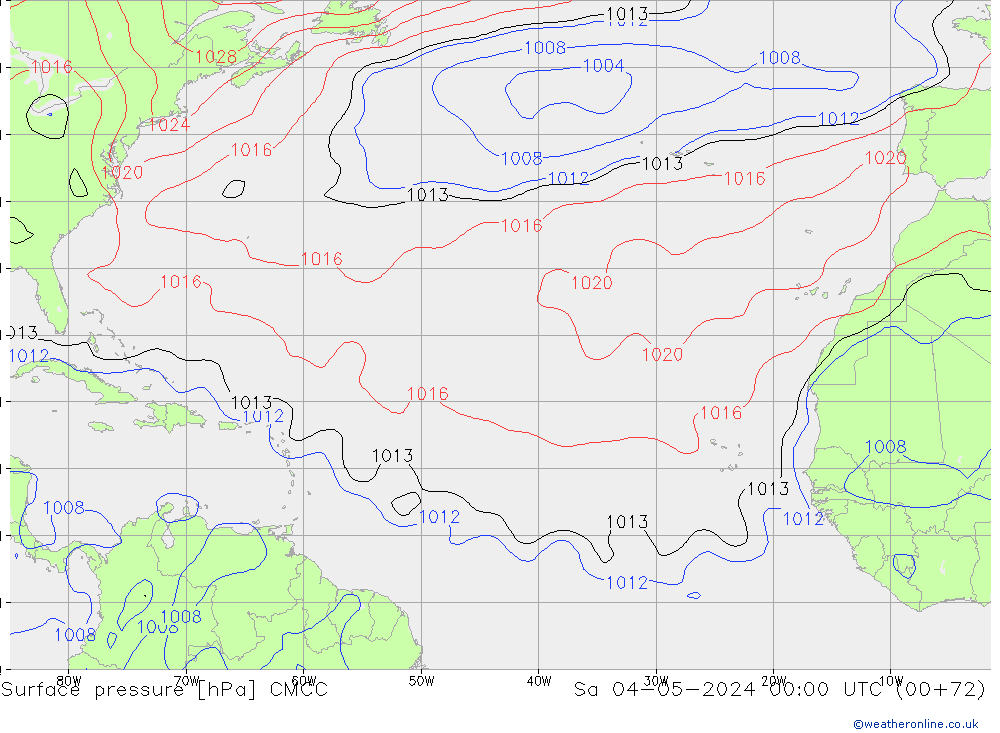 ciśnienie CMCC so. 04.05.2024 00 UTC