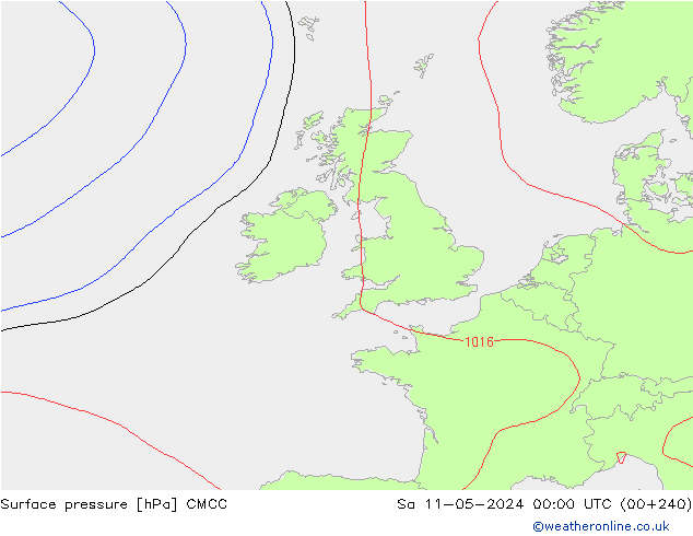 Luchtdruk (Grond) CMCC za 11.05.2024 00 UTC
