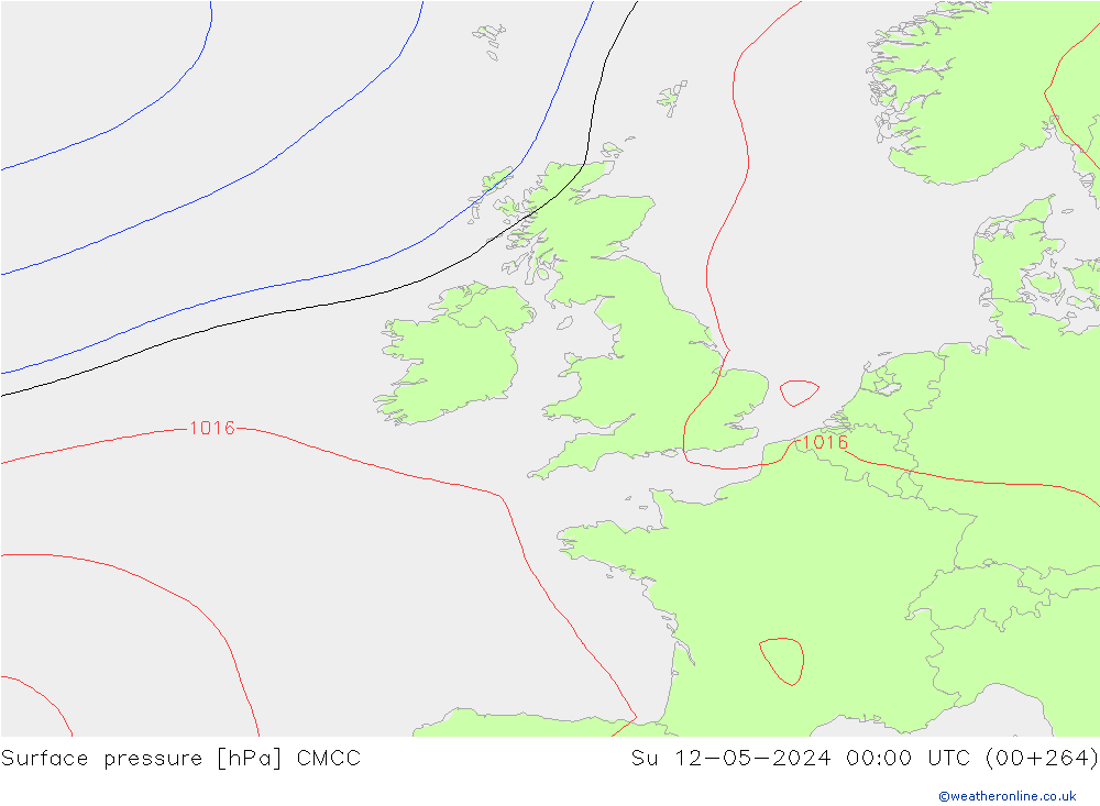 Surface pressure CMCC Su 12.05.2024 00 UTC