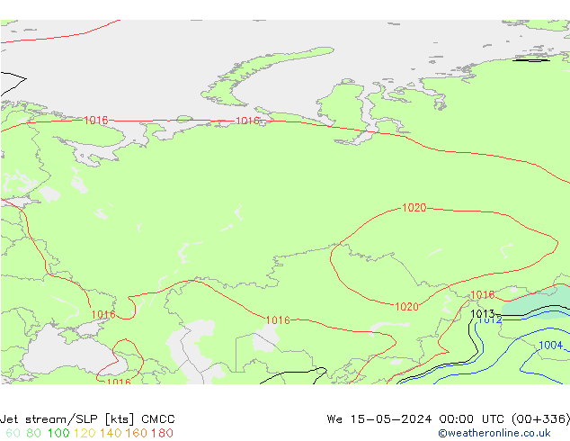 Polarjet/Bodendruck CMCC Mi 15.05.2024 00 UTC