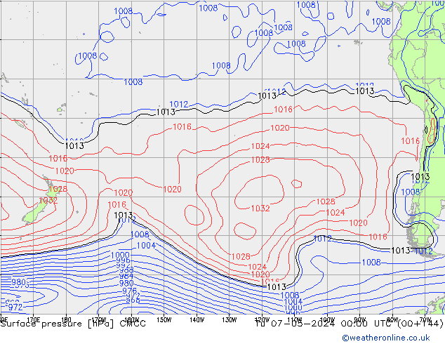 pression de l'air CMCC mar 07.05.2024 00 UTC
