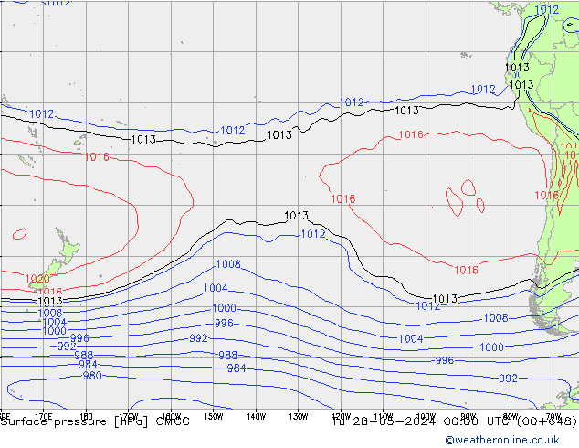 Bodendruck CMCC Di 28.05.2024 00 UTC