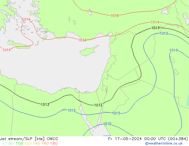 Straalstroom/SLP CMCC vr 17.05.2024 00 UTC