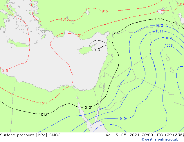 Surface pressure CMCC We 15.05.2024 00 UTC