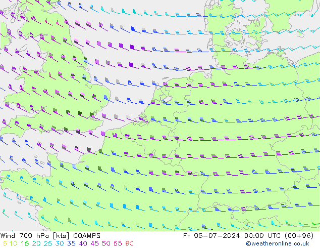 Wind 700 hPa COAMPS vr 05.07.2024 00 UTC