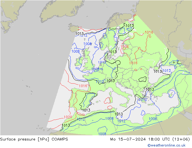 Luchtdruk (Grond) COAMPS ma 15.07.2024 18 UTC