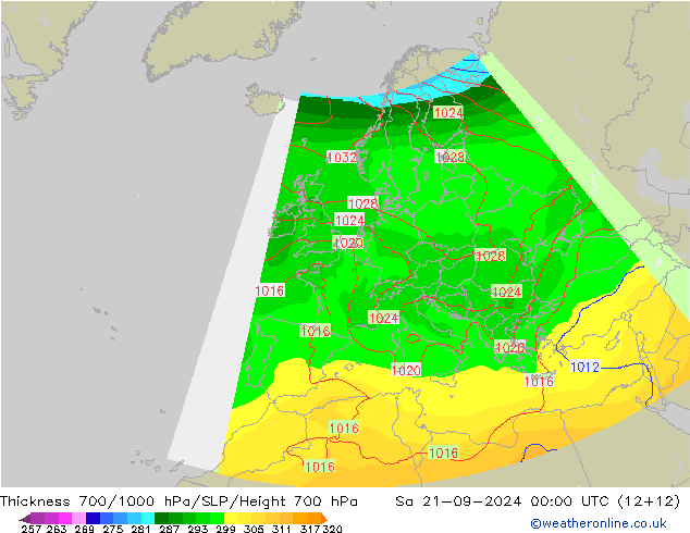 Thck 700-1000 hPa COAMPS Sa 21.09.2024 00 UTC