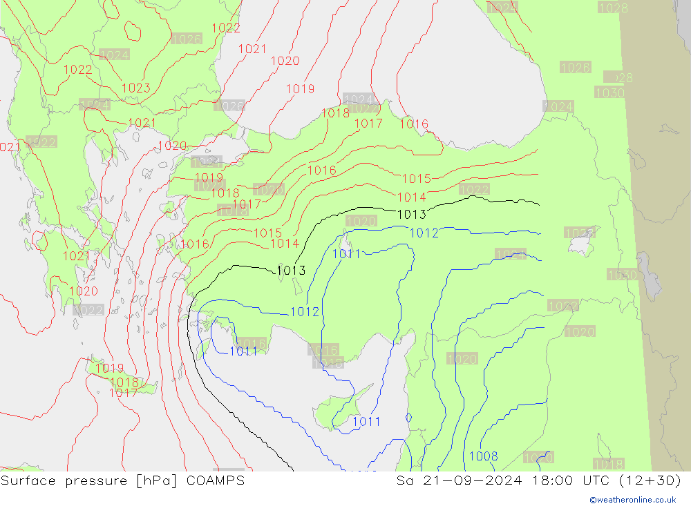      COAMPS  21.09.2024 18 UTC