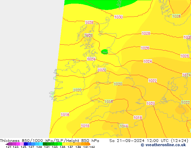 Thck 850-1000 hPa COAMPS Sa 21.09.2024 12 UTC